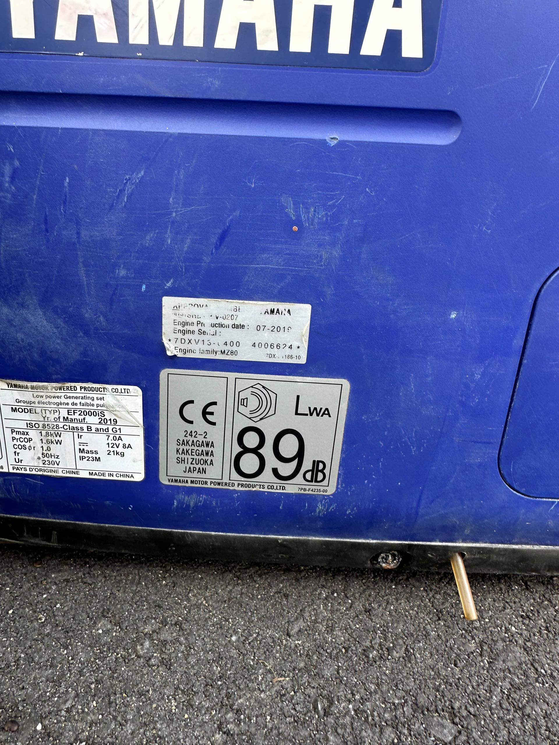 Leie Yamaha EF2000IS Inverter aggregat på Nesodden – Stillegående og pålitelig strøm der du trenger det