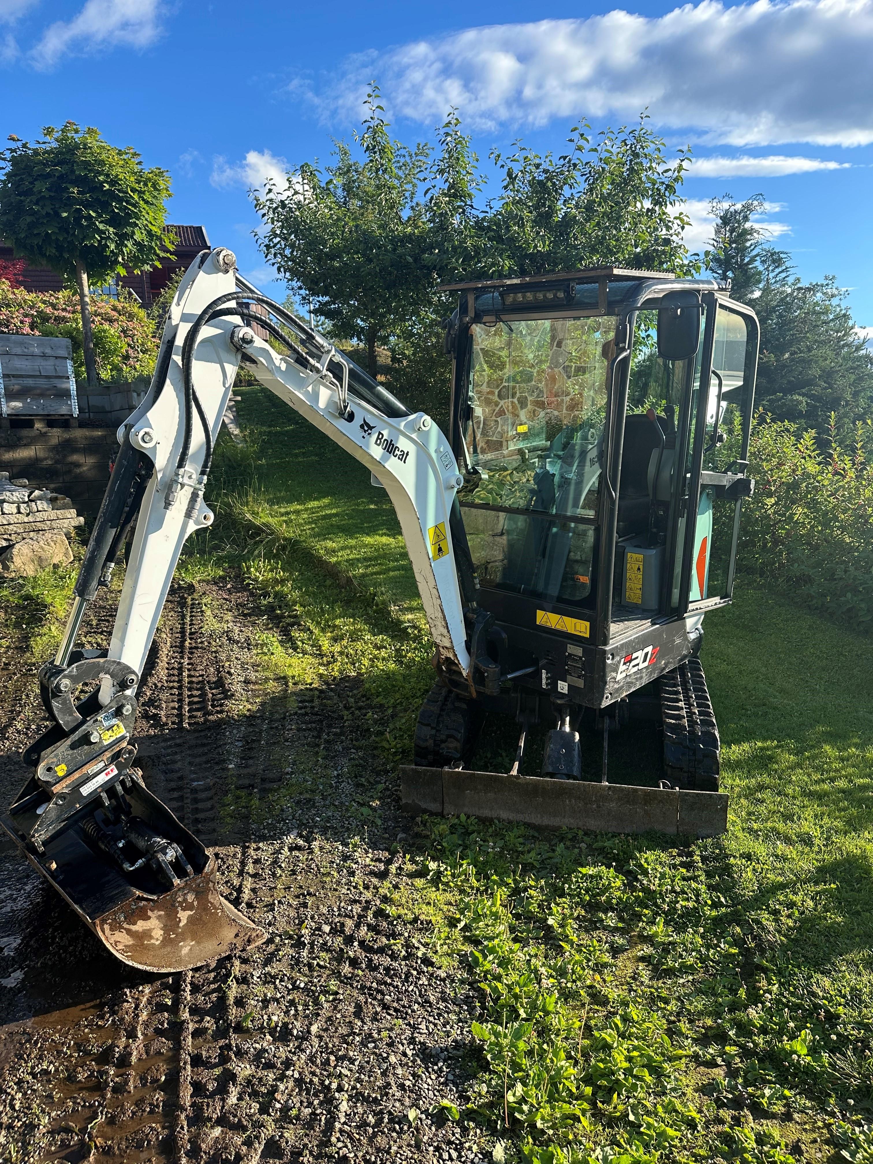 Bobcat E20Z til leie på nesodden