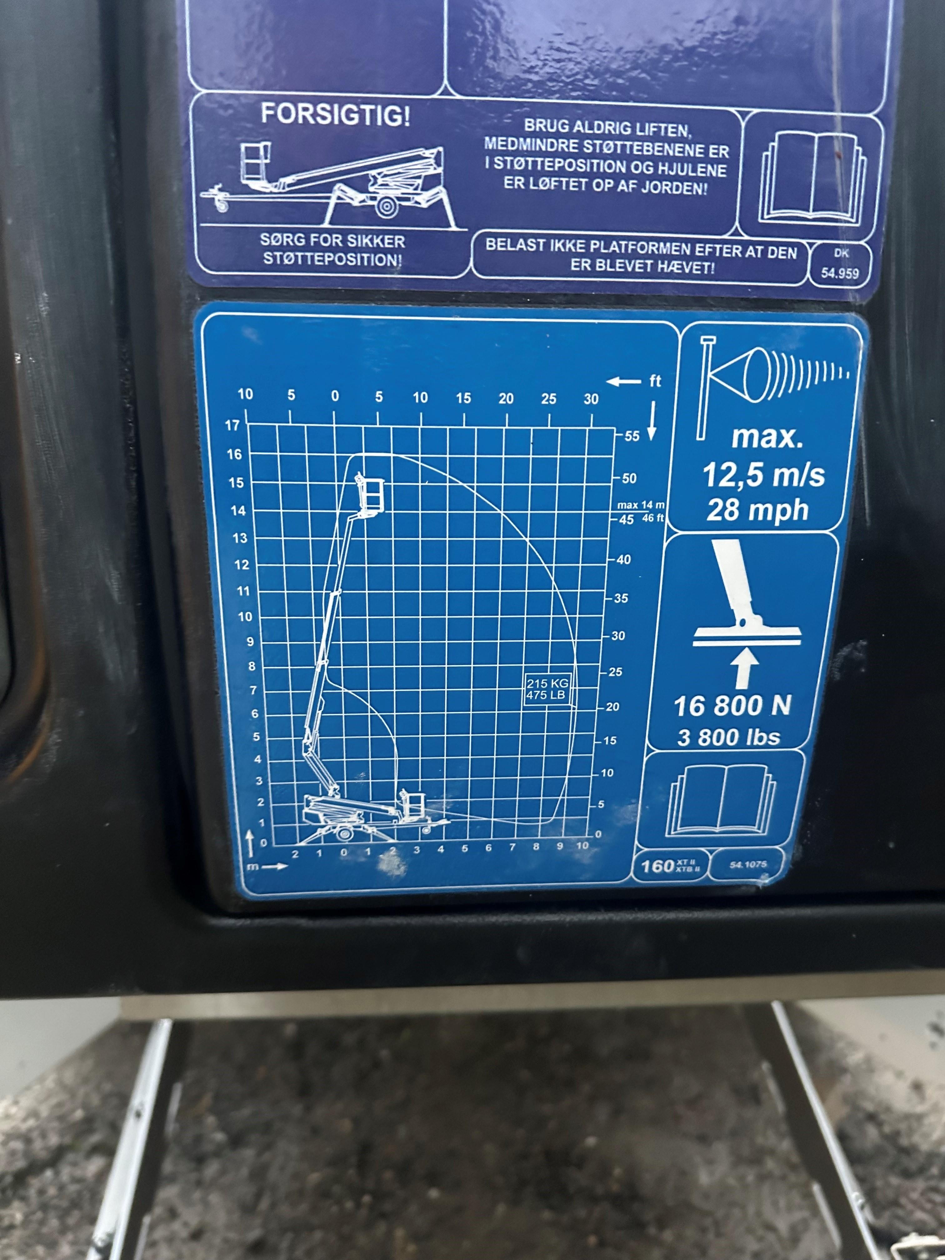 Lei DINO 160 XTB II Lift på Nesodden – Effektiv og Lokal Liftutleie!