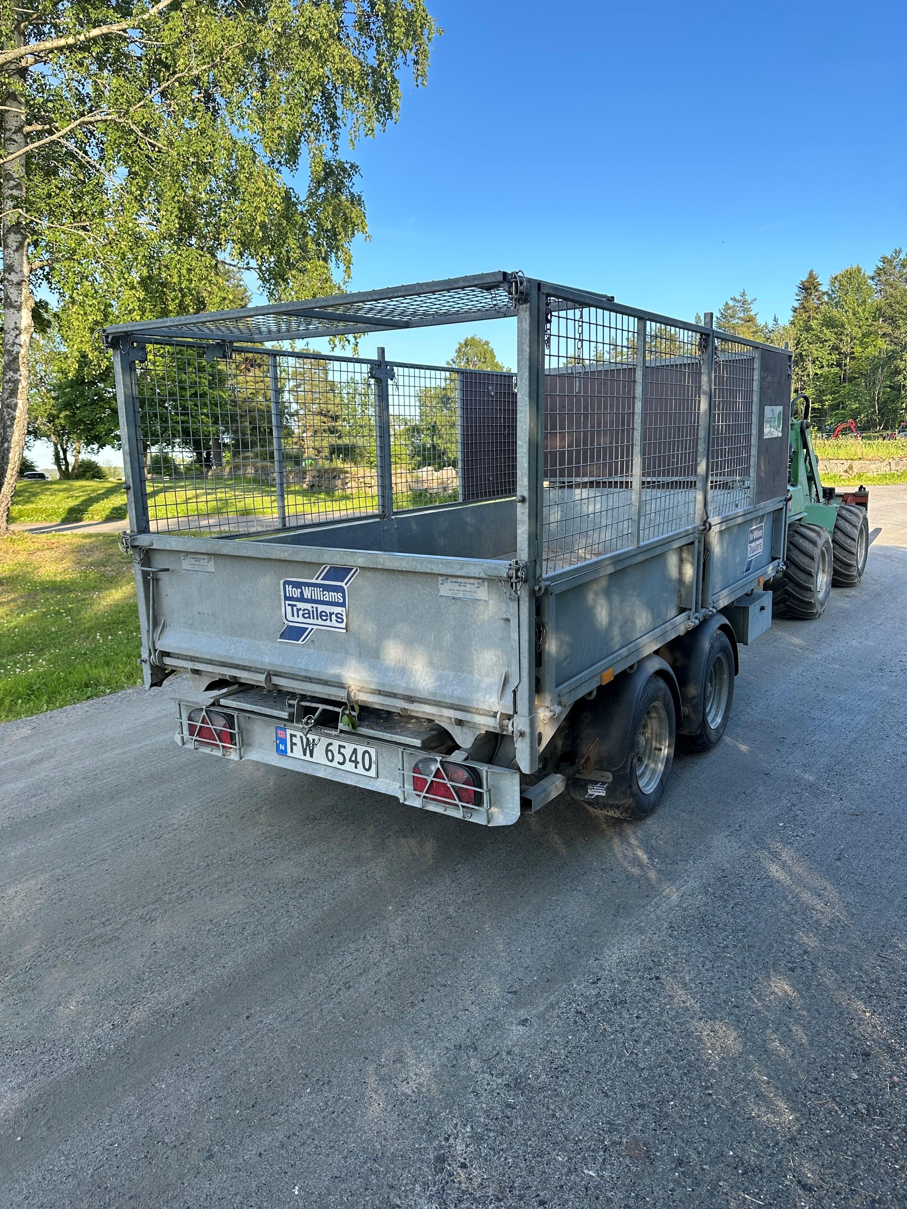 Ifor Williams tipphenger til leie på Nesodden 
